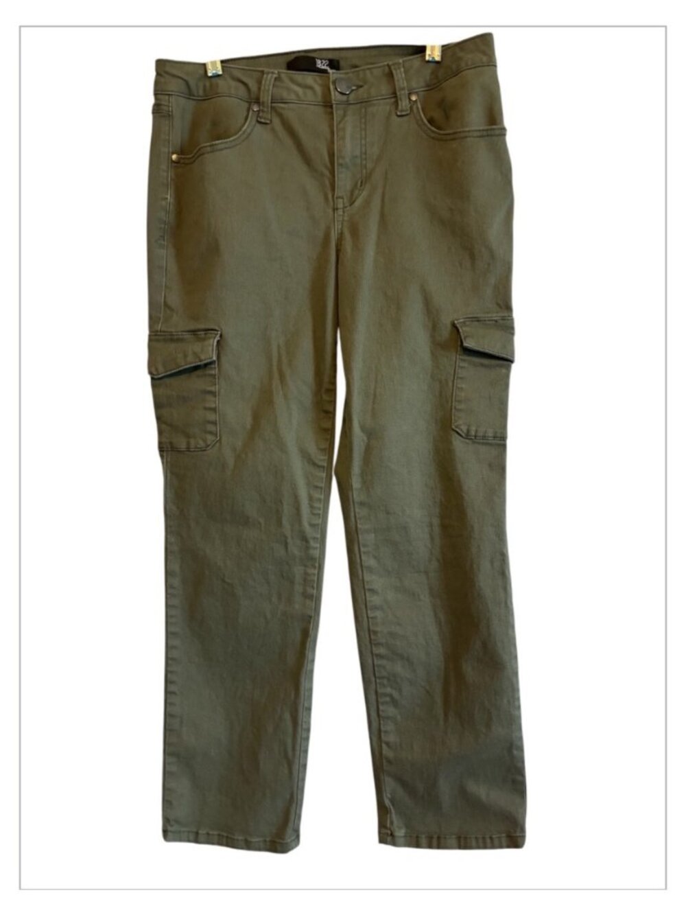 1822 Denim Women’s Hunter Green Straight Leg Jeans Size 8